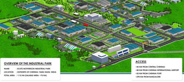 Development of Master Plan and Detailed Engineering for Sojitz Motherson Industrial Park, Kanchipuram, Tamil Nadu
